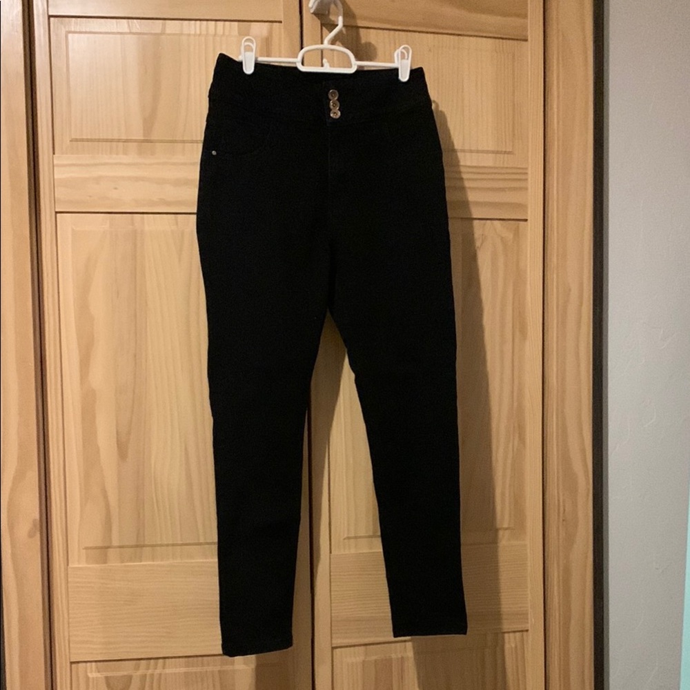 Isabella Black Skinny Jeans Full-Length